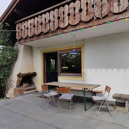 Grosse Wohnung Mit Dachterrasse Saulgrub Esterno foto